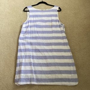 Beach lunch lounge striped sundress